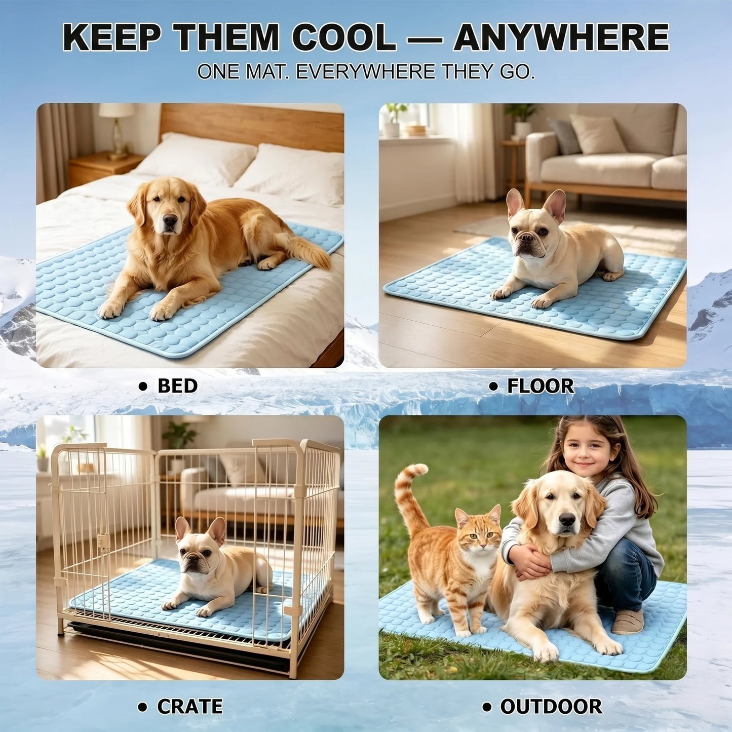 FrostMat™ - Self-Cooling Dog Mat 2.0